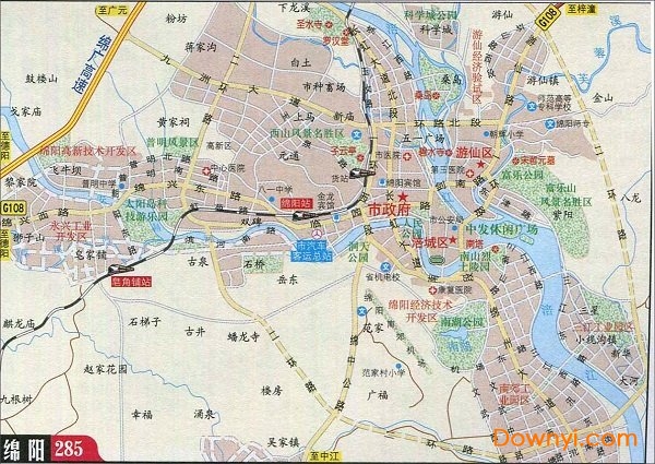 绵阳市最新地图，揭秘城市脉络与发展蓝图